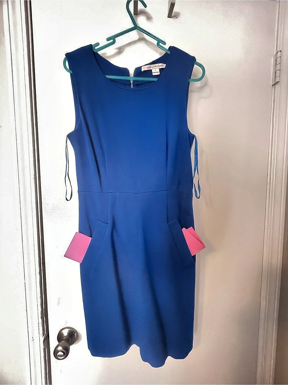Diane von Furstenberg Carpreena Mini Dress Blue Size 6